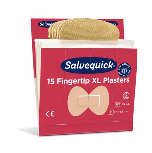 SALVEQUICK Pflasterstrips Salvequick elastisch 6 Nachfüllpack.je 15 St.SALVEQUICK