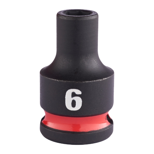 MILWAUKEE 6 x 32 mm SHOCKWAVE Schlagnuss 3/8" kurz