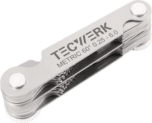 TECWERK Gewindeschablone M/G 60Grad/BSW 55Grad Bl.52 St.TECWERK