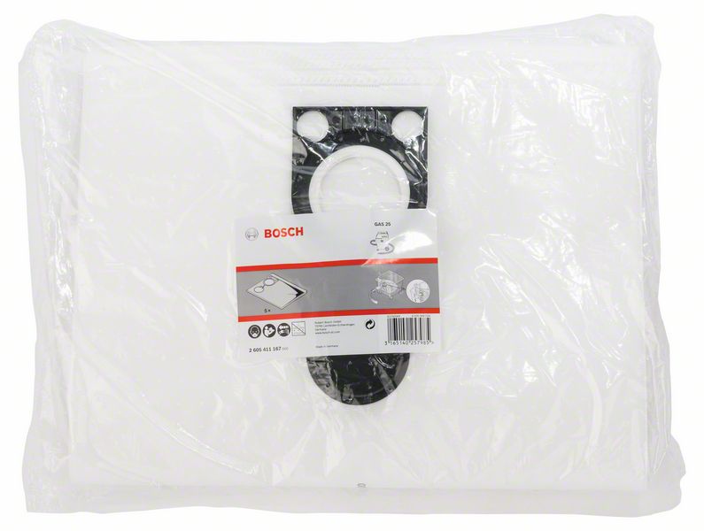 BOSCH Vliesfilterbeutel, passend zu GAS 25 L BOSCH Vliesfilterbeutel, passend zu GAS 25 L