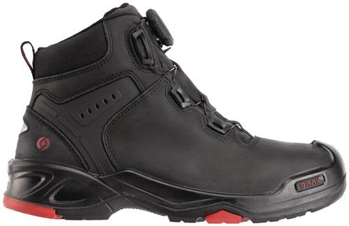 BAAK Sicherheitsstiefel Braxton Gr.46 schwarz/rot Leder S3 SRC HRO EN20345 BAAK