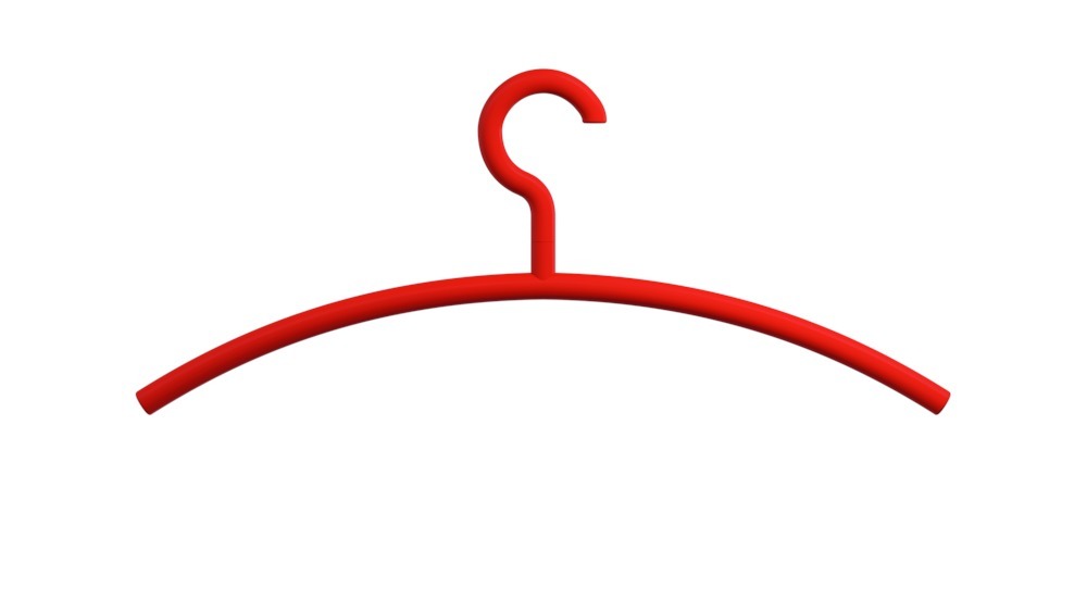 HEWI Kleiderbügel 570.3B, Polyamid, 570.3B 36