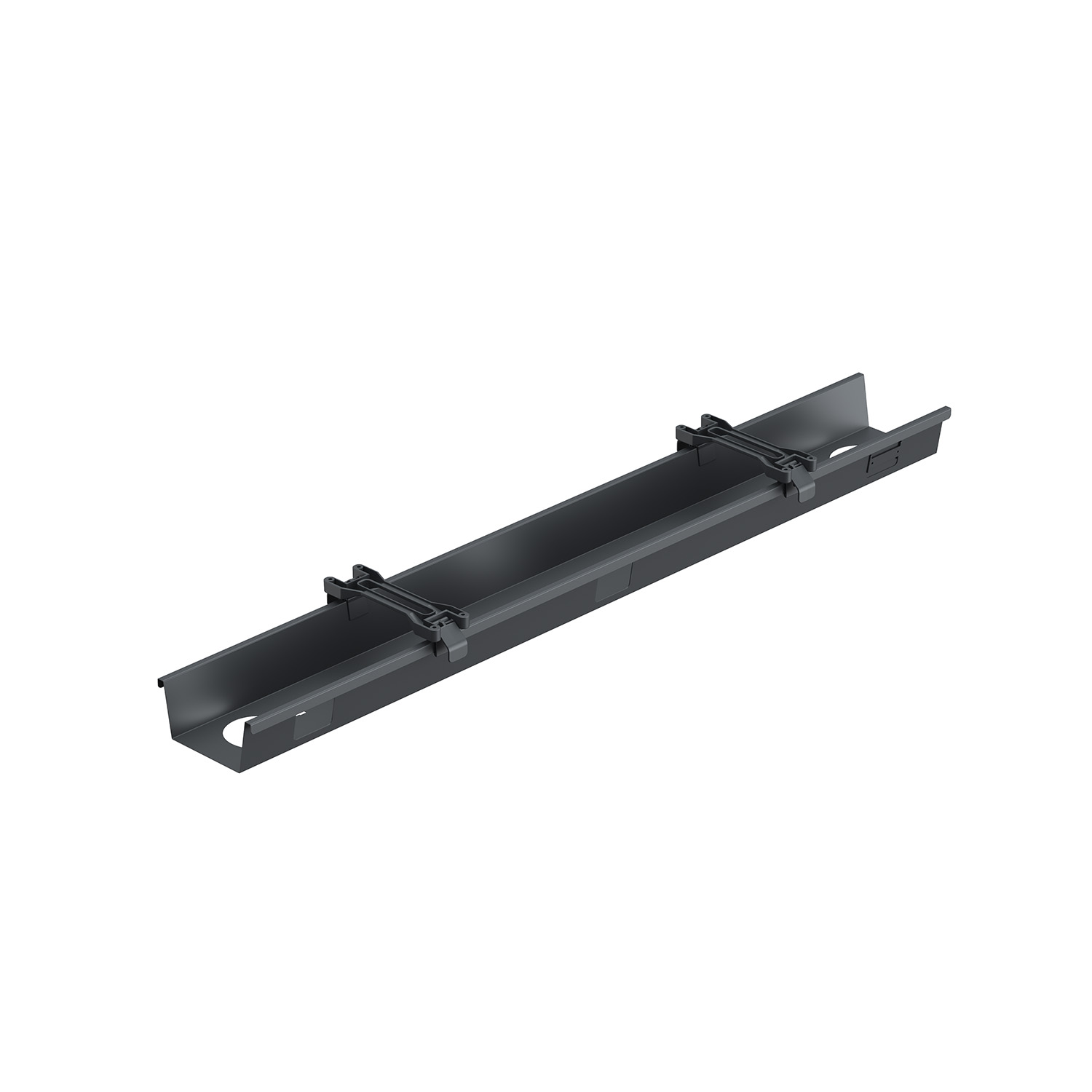 HETTICH Kabelwanne Click, schwarz, 9309809