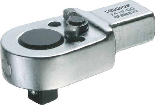 GEDORE Einsteckumschaltknarre 7412-00 1/4 Zoll 9x12mm CV-Stahl GEDORE
