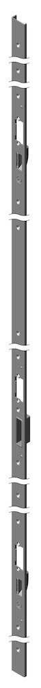 KFV Schließleiste USL BD25-2-280E3QH, 1-teilig, B001, Stahl