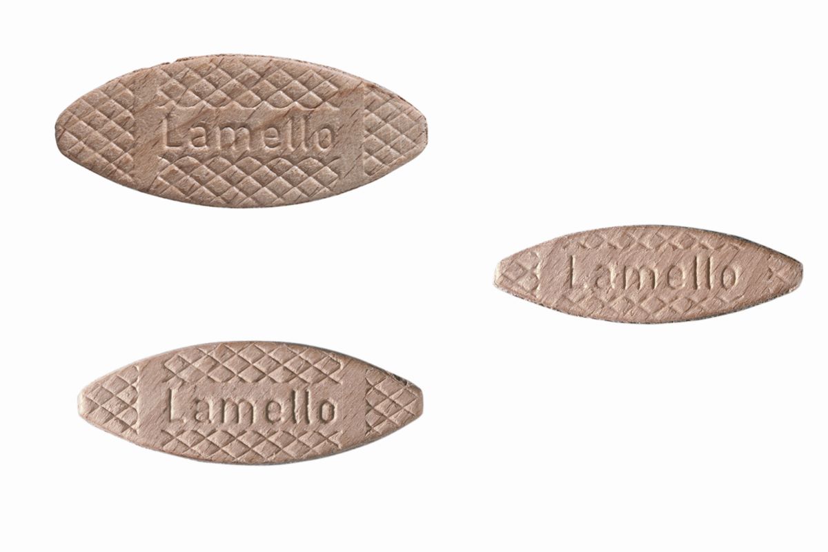 LAMELLO Original Holzlamellen gemischt, 1000 Stück, 144030