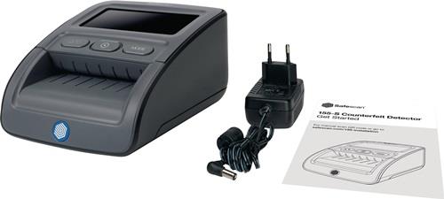 Geldscheinprüfer 155-SG2 geeignet f.EUR,CHF,GBP,SEK,NOK,DKK Netzt.u.QIG SAFESCAN