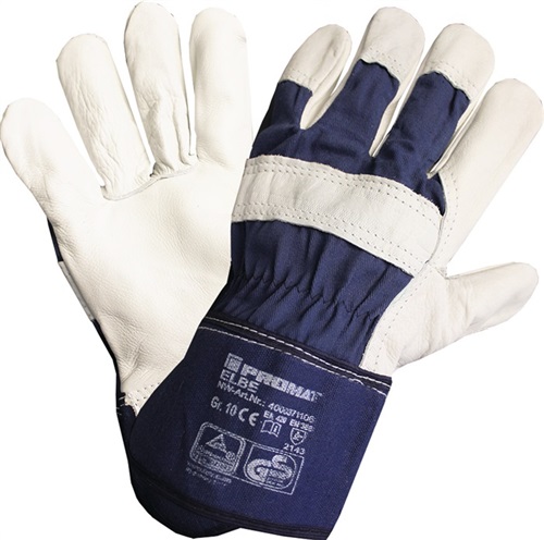 PROMAT Handschuhe Elbe Gr.10 blau EN 388 PSA II PROMAT