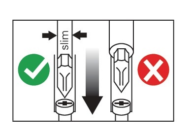 PROMAT Schraubendrehersatz slim 7-tlg.Schlitz/PH Schneiden/Spitzen phos.VDE PROMAT