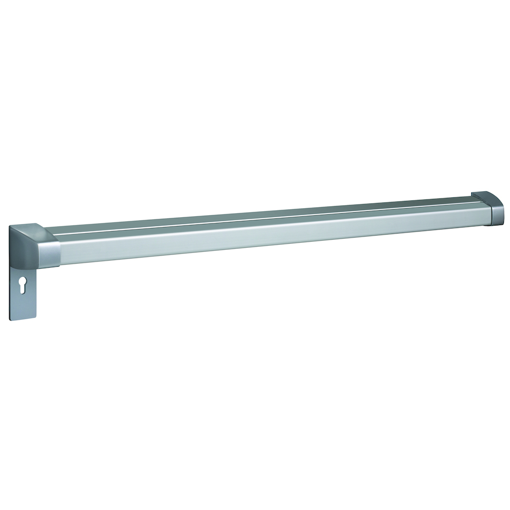 BKS Druckstange für Standflügel mit Verriegelung B 7150, Aluminium