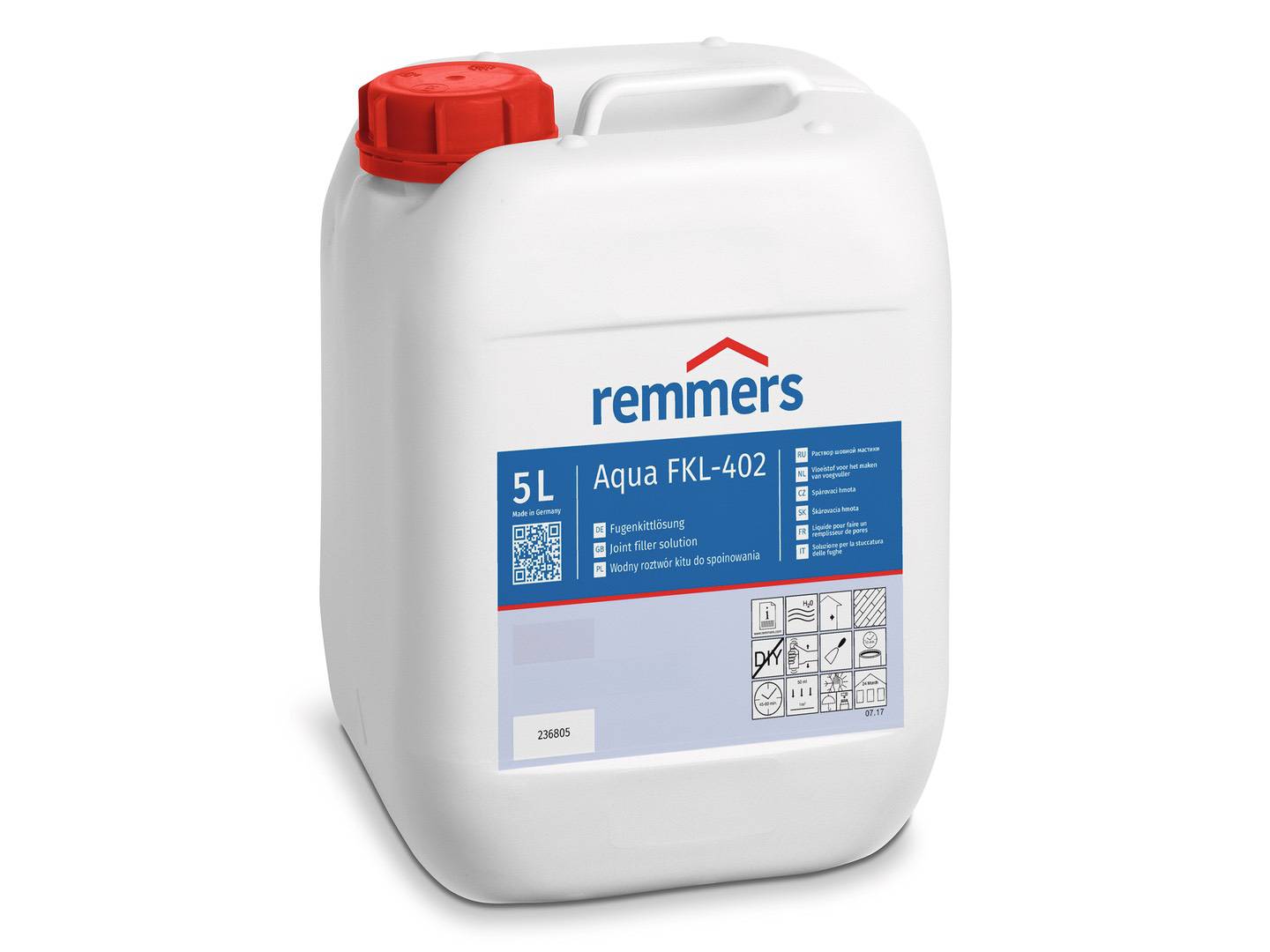 REMMERS Aqua FKL-402-Fugenkittlösung farblos 5 l