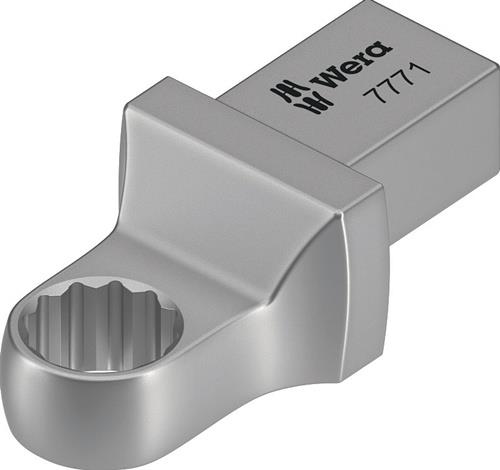 WERA Einsteckringschlüssel 7771 SW 8mm 9x12mm CV-Stahl WERA