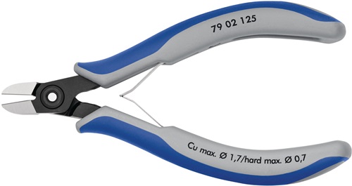 KNIPEX Präzisions-Elektronik-Seitenschn.L.125mm Form 0 Facette ja,sehr kl.pol.KNIPEX