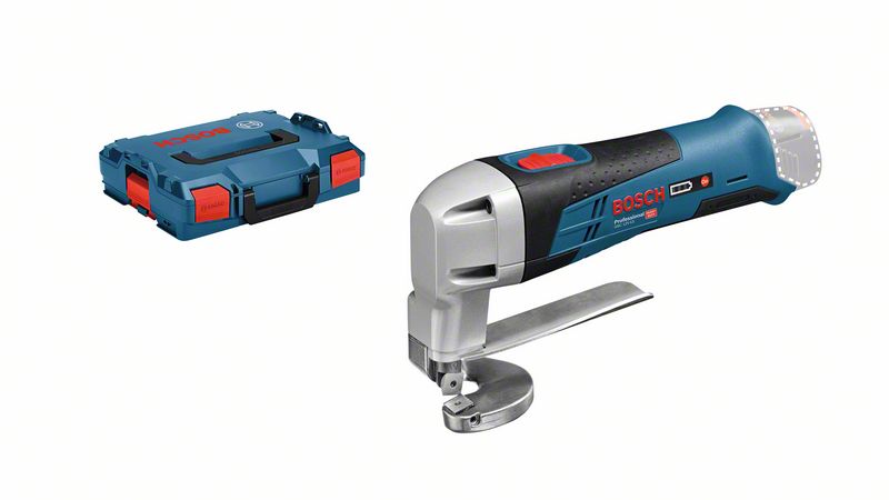 BOSCH Akku-Blechschere GSC 12V-13, Solo Version, L-BOXX