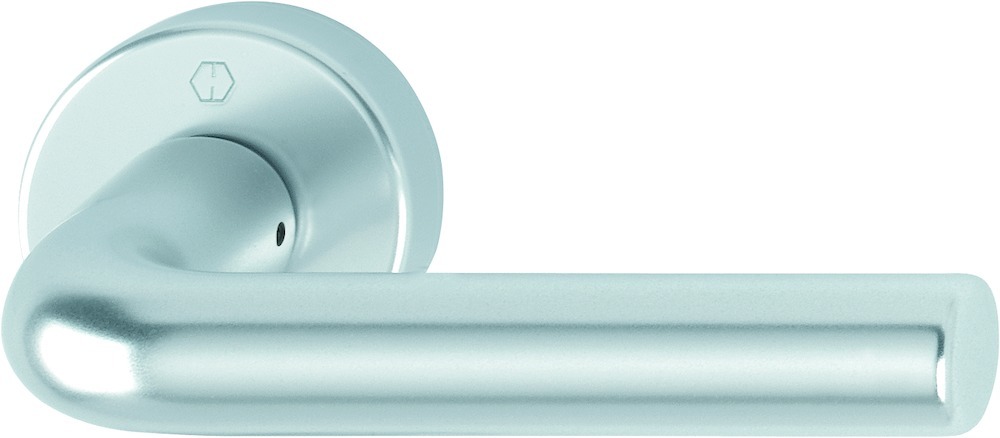 HOPPE® Drücker-Halbgarnitur ohne Schlüsselrosette Bonn 150/42H, mit Stütznocken, Aluminium