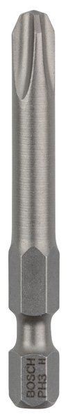 BOSCH Schrauberbit Extra-Hart PH 3, 49 mm, 25er-Pack