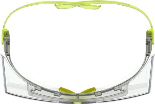 3M Schutzbrille SecureFit™ 3700 EN 166,EN 170 Bügel grau/lindgrün,Scheibe klar