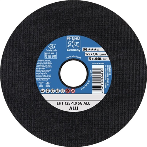 PFERD Trennscheibe SG ALU D230x2,9mm ger.Alu.Bohr.22,23mm PFERD