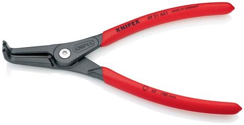 KNIPEX Außensicherungsringzange A 31 f.Wellen D.40-100mm 90Grad gew.L.210mm KNIPEX