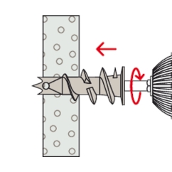 FISCHER Gipskartondübel Metall GKM 12