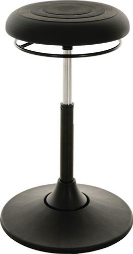 LOTZ Drehhocker Kunststoff-Tellerfuß PU-Schaum schwarz Sitz-H.510-700mm LOTZ