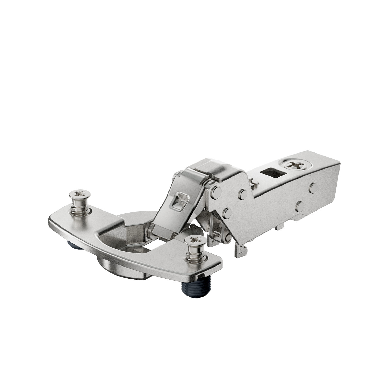 HETTICH Sensys Dünntürscharnier, Türdicke ab 10 mm, ohne integrierte Dämpfung (Sensys 8646), vernickelt, 9094386