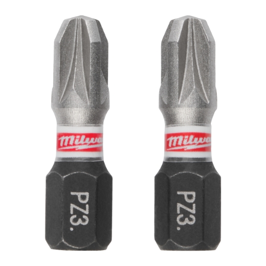 MILWAUKEE PZ3 / 25 mm Schrauberbit SHOCKWAVE (25er Pack)