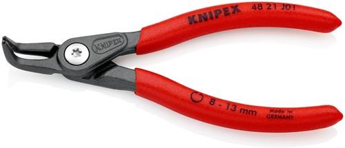 KNIPEX Präzisionssicherungsringzange J 01 f.Bohrungen D.8-13mm L.130mm KNIPEX