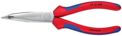 KNIPEX Mechanikerzange L.200mm Form 2 40Grad gew.Mehrkomp.-Hülle verchr.KNIPEX