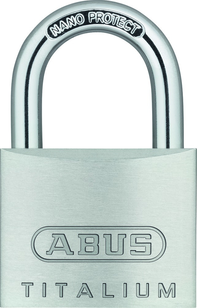 ABUS Zylindervorhangschloss Titalium 64 HB, TITALIUM™-Spezialaluminium