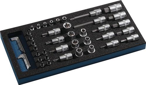 TECWERK Werkzeugmodul 46-tlg.1/3-Modul Steckschlü.TECWERK