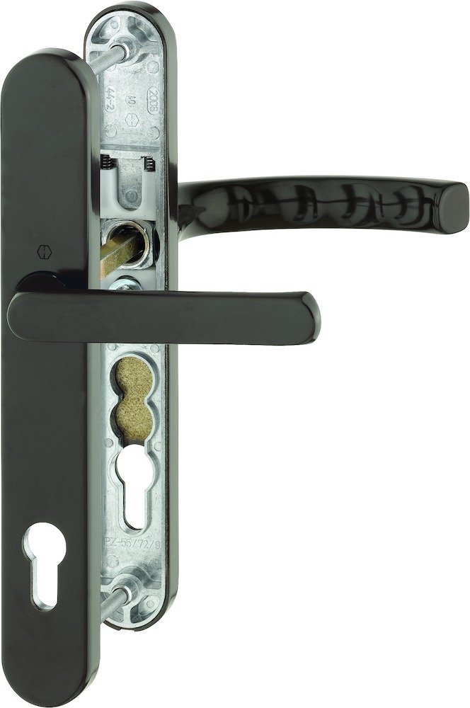 HOPPE® Drückergarnitur mit Schmalschild Liège 099KH/3357N/1540, Aluminium, 3936082