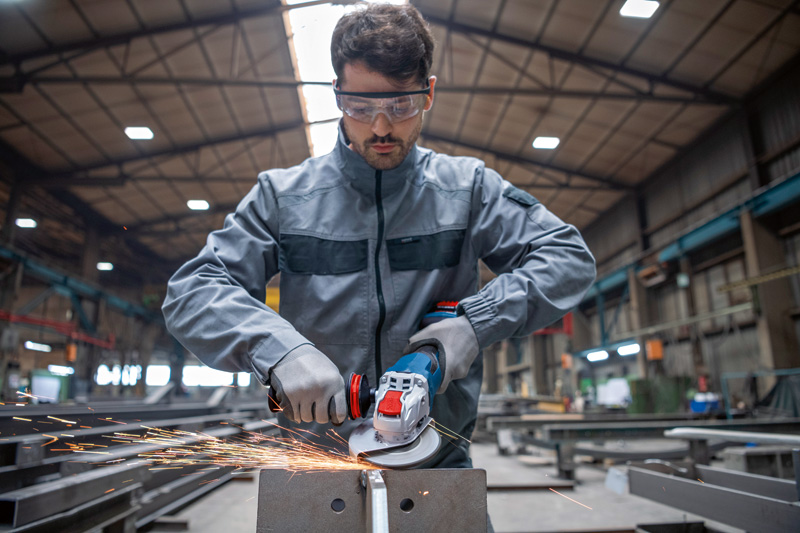 BOSCH Akku-Winkelschleifer BITURBO mit X-LOCK GWX 18V-15 P