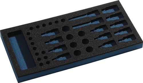 TECWERK Werkzeugmodul Leereinlage 1/3-Modul 2000 871 250 46-tlg.TECWERK