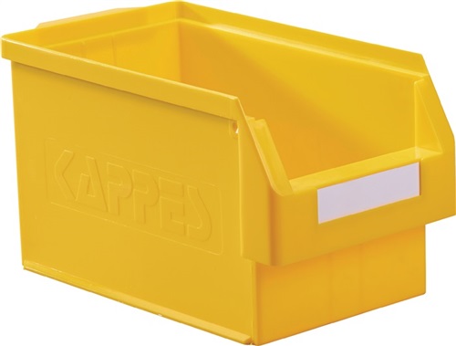 KAPPES Sichtlagerkasten L350xB200xH200mm PE gelb RASTERPLAN