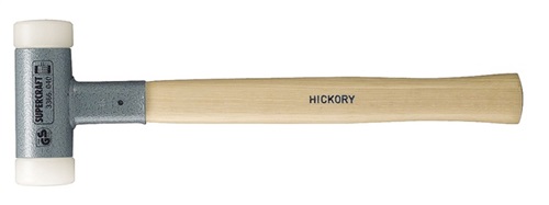 HALDER Schonhammer SUPERCRAFT L.360mm Kopf-D.40mm Hickory rückschlagfrei