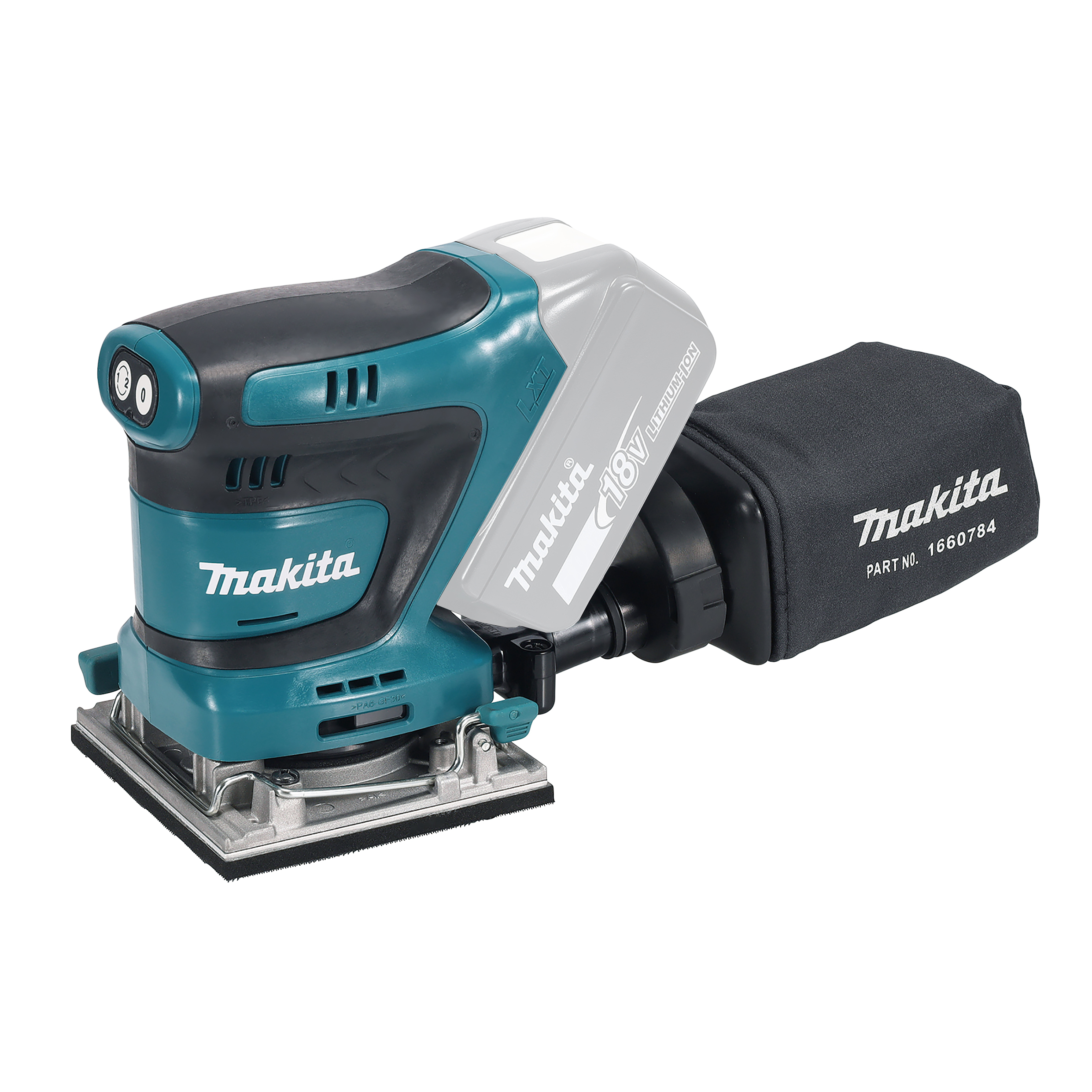 MAKITA Akku-Schwingschleifer DBO484Z