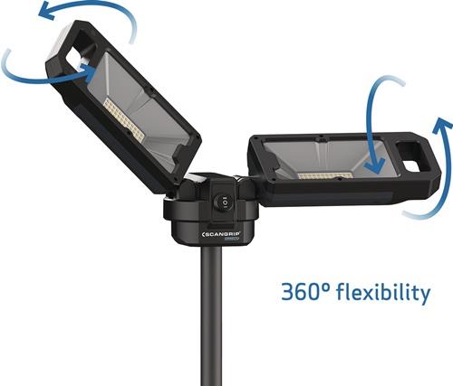 LED-Strahler TOWER 5 CONNECT 45 W 2500-5000 lm IP30 SCANGRIP LED-Strahler TOWER 5 CONNECT 45 W 2500-5000 lm IP30 SCANGRIP