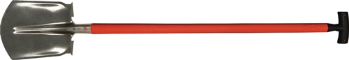 POLET Sand- u.Schuttschaufel Gr.000 21x25,5cm m.hohlem Glasfaserstiel,2 Füße POLET