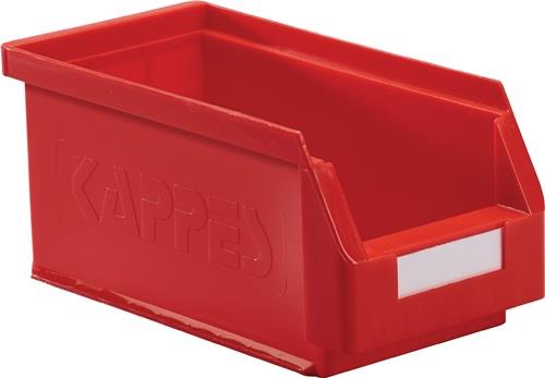 KAPPES Sichtlagerkasten L290xB140xH130mm PE rot RASTERPLAN