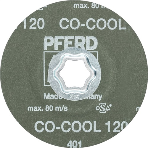 PFERD Fiberscheibe COMBICLICK CO-COOL D.115mm K.80 INOX/Alu.Keramikkorn PFERD