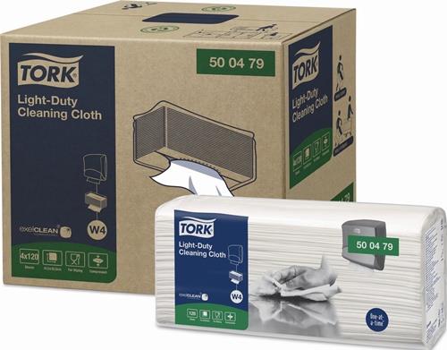 TORK Putztuch TORK 500479 L365xB238ca.mm weiß 1-lagig 4 Pk.m.je 120 Blätter TORK