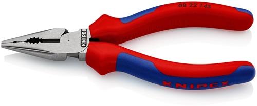 KNIPEX Spitzkombizange L.145mm pol.Mehrkomp.-Hülle schwarz atram.KNIPEX