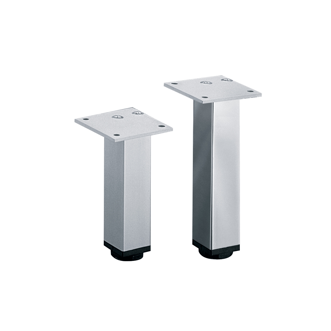 HETTICH Möbelfuß Lano SQ 30, 120 mm x silber eloxiert, 9119447