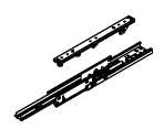 Hochschrankauszug, TAL-Larder, Führung, lavagrau Vauth Sagel
