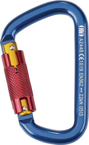 MAS Bergsteigerhaken BS15 L111xB68xD11ca.mm Alu.EN 362 KL.B MAS