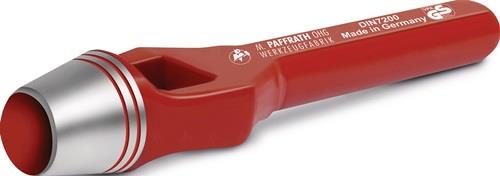 PAFFRATH Henkellocheisen Loch-D.28mm rot PAFFRATH