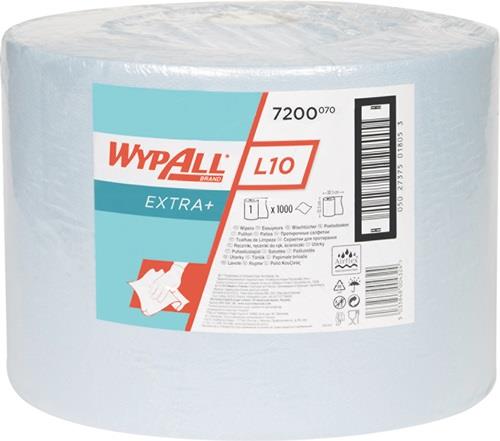 KIMBERLY-CLARK Putztuch WYPALL L10 EXTRA 7200 L380xB240ca.mm blau 1-lagig