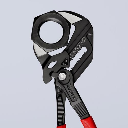 KNIPEX Zangenschlüssel L.250mm schwarz atram.Spann-W.52mm Ku.-Überzug