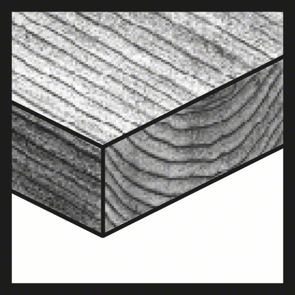 BOSCH Holzspiralbohrer mit 1/4 Zoll-Sechskantschaft, 4 x 43 x 88 mm